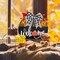 Fall Thanksgiving Welcome Sign – Farmhouse Wooden Hanging Sign with Bow & Artificial Berries, Rustic Autumn Harvest Door Hanger for Home, Office, Window Décor (Coffee)